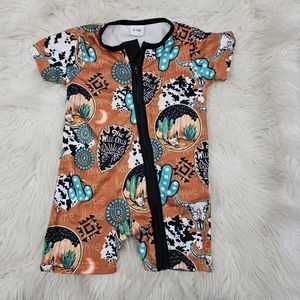 Kids One Piece with Western Print
